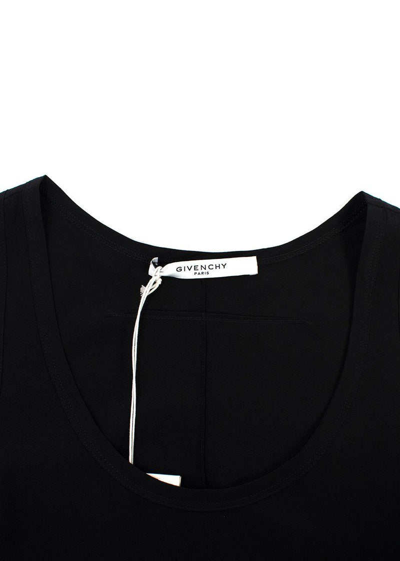 Givenchy Black Long Silk Vest