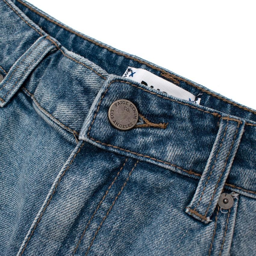 Paige Blue Denim Sarah Longline Shorts