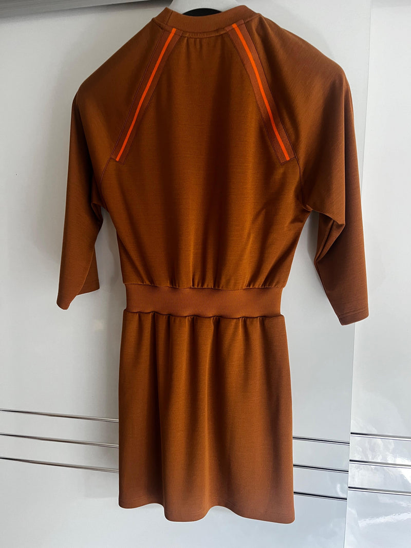 Hermes Orange Sweatshirt Dress