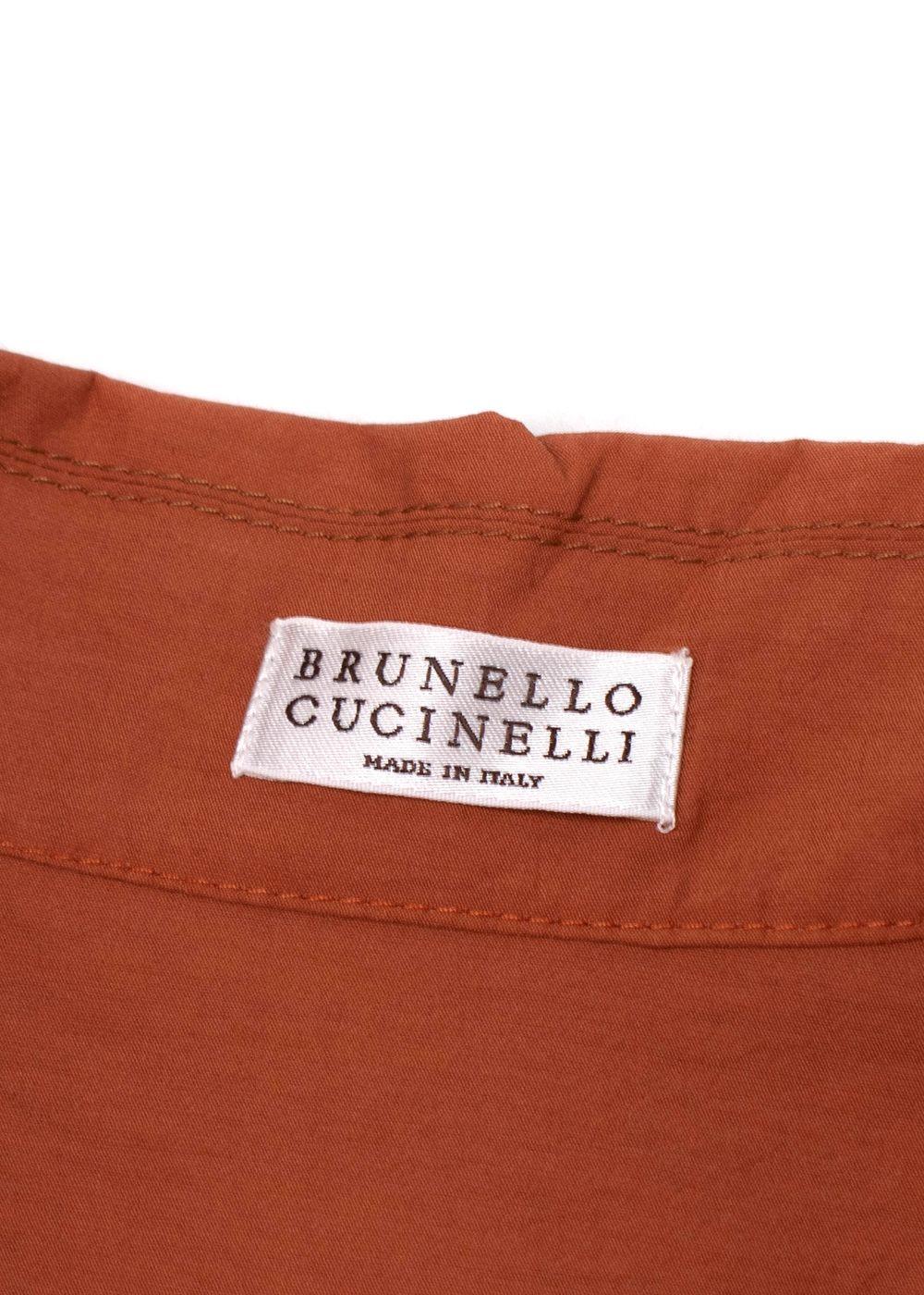 Brunello Cucinelli Burnt Orange Playsuit