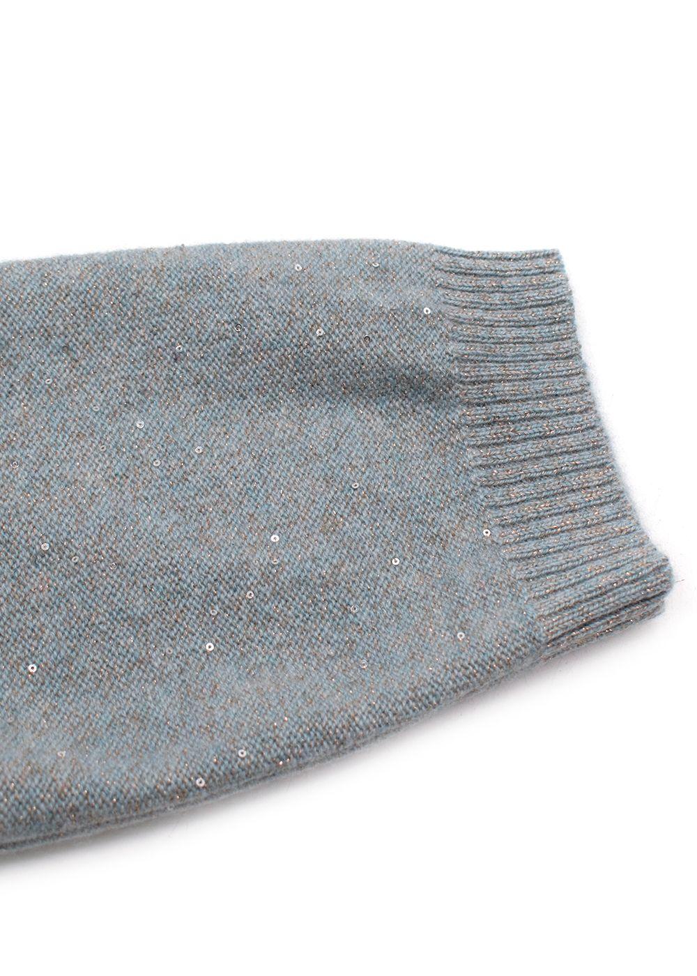 Moss & Spy Blue Sparkle Cashmere Jumper