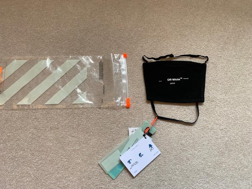 Off-White logo-print face mask
