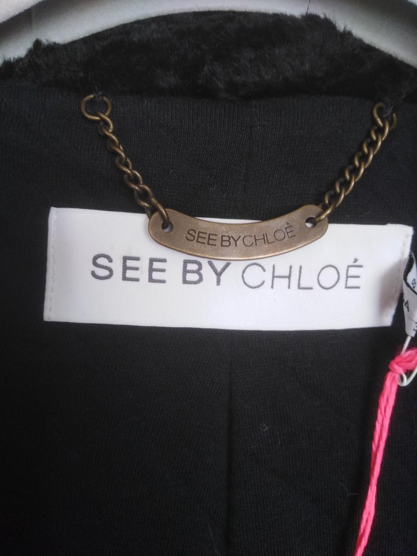 See By Chloe Black Velvet Jacket
