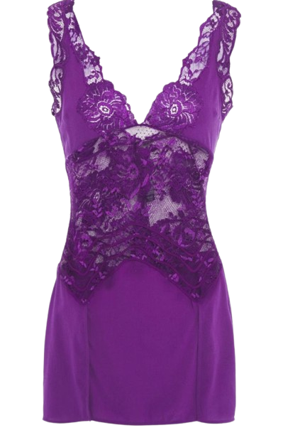 La Perla Purple Desert Rose Silk Cami