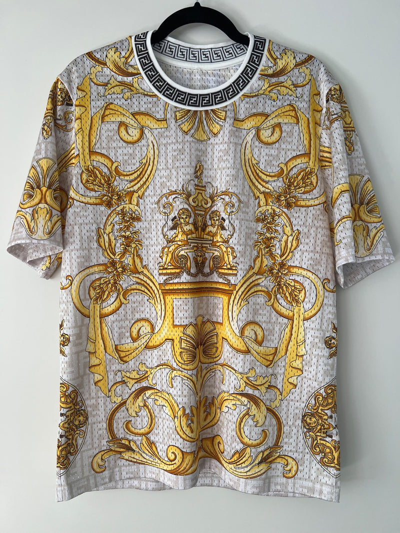 x Versace Fendace Printed Mesh T-Shirt