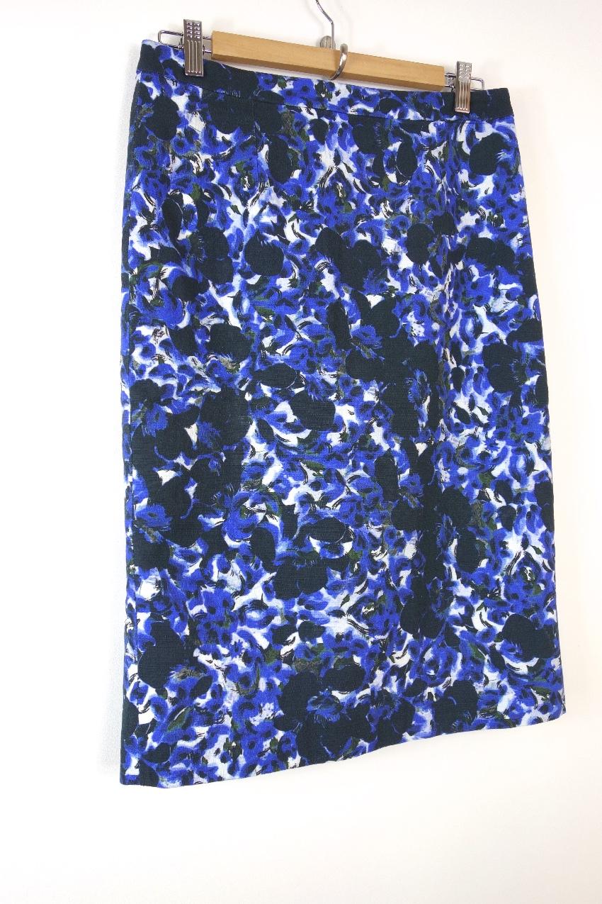 Erdem floral-print cotton midi skirt