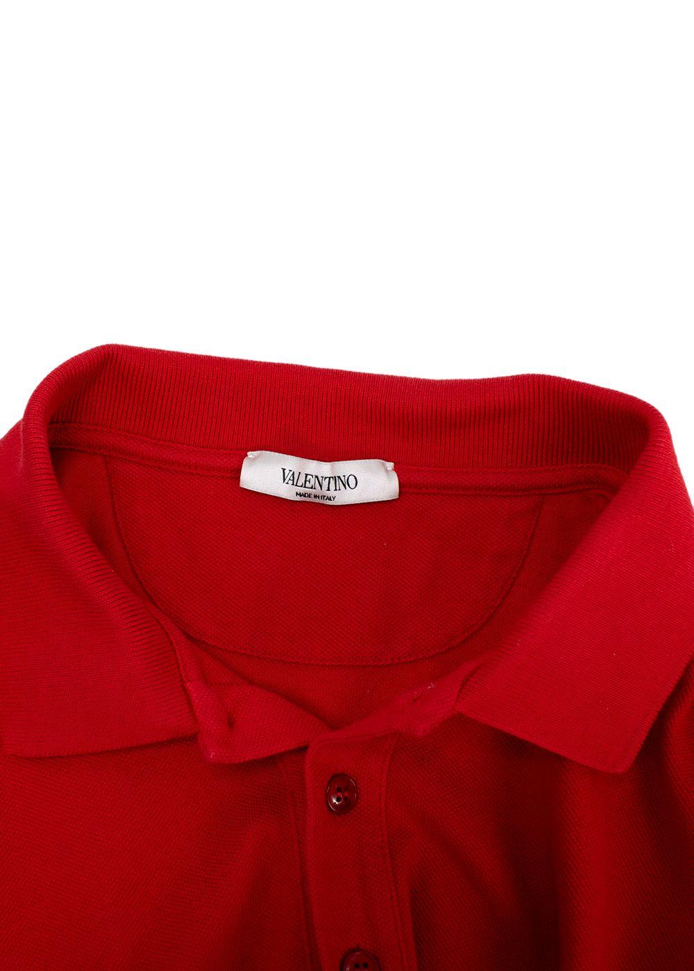 Valentino Red VLTN Polo Shirt