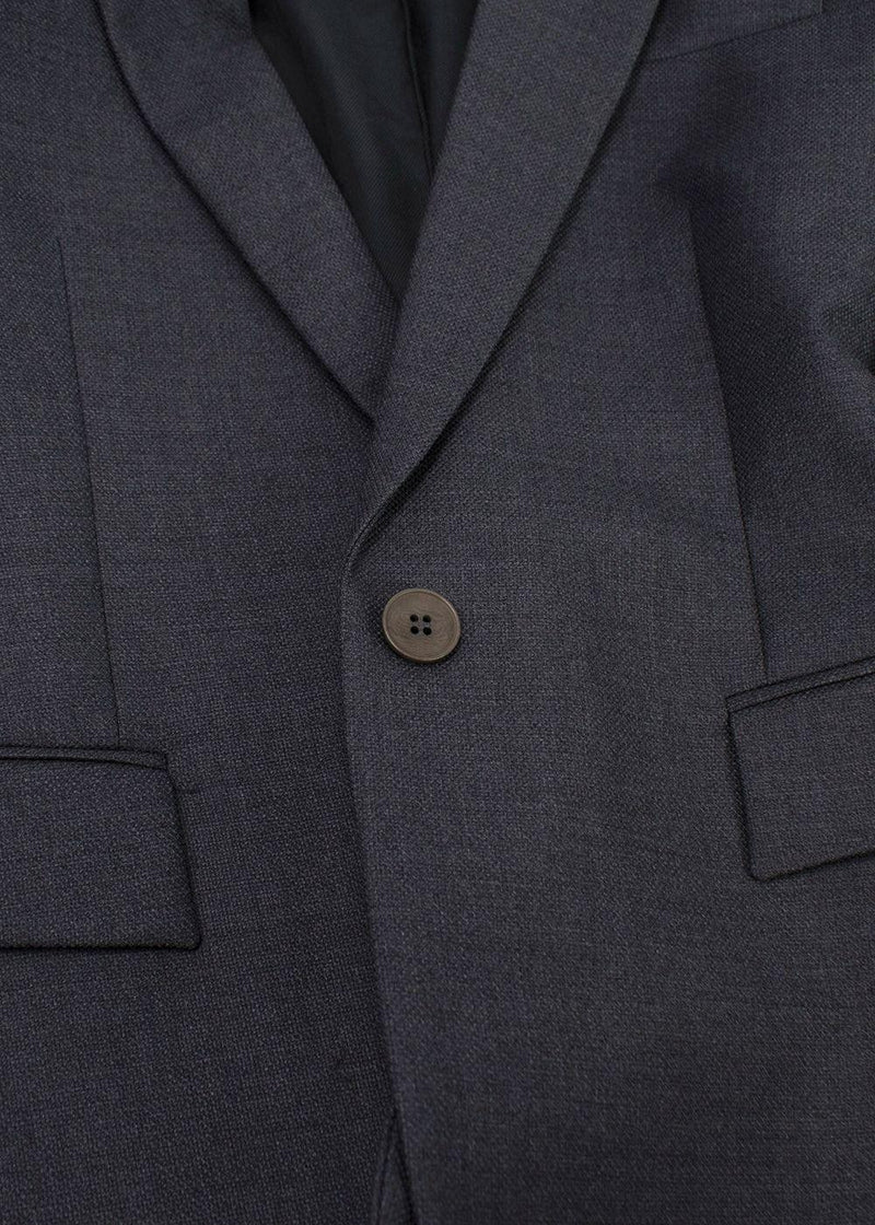 Stella McCartney Charcoal Grey  Single Breasted Wool Blazer and Trouser Suit