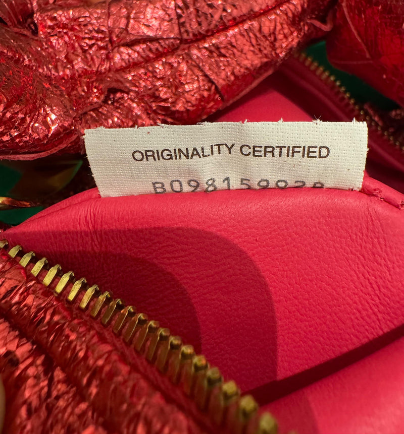 Bottega Veneta Metallic Mini Jodie Bag