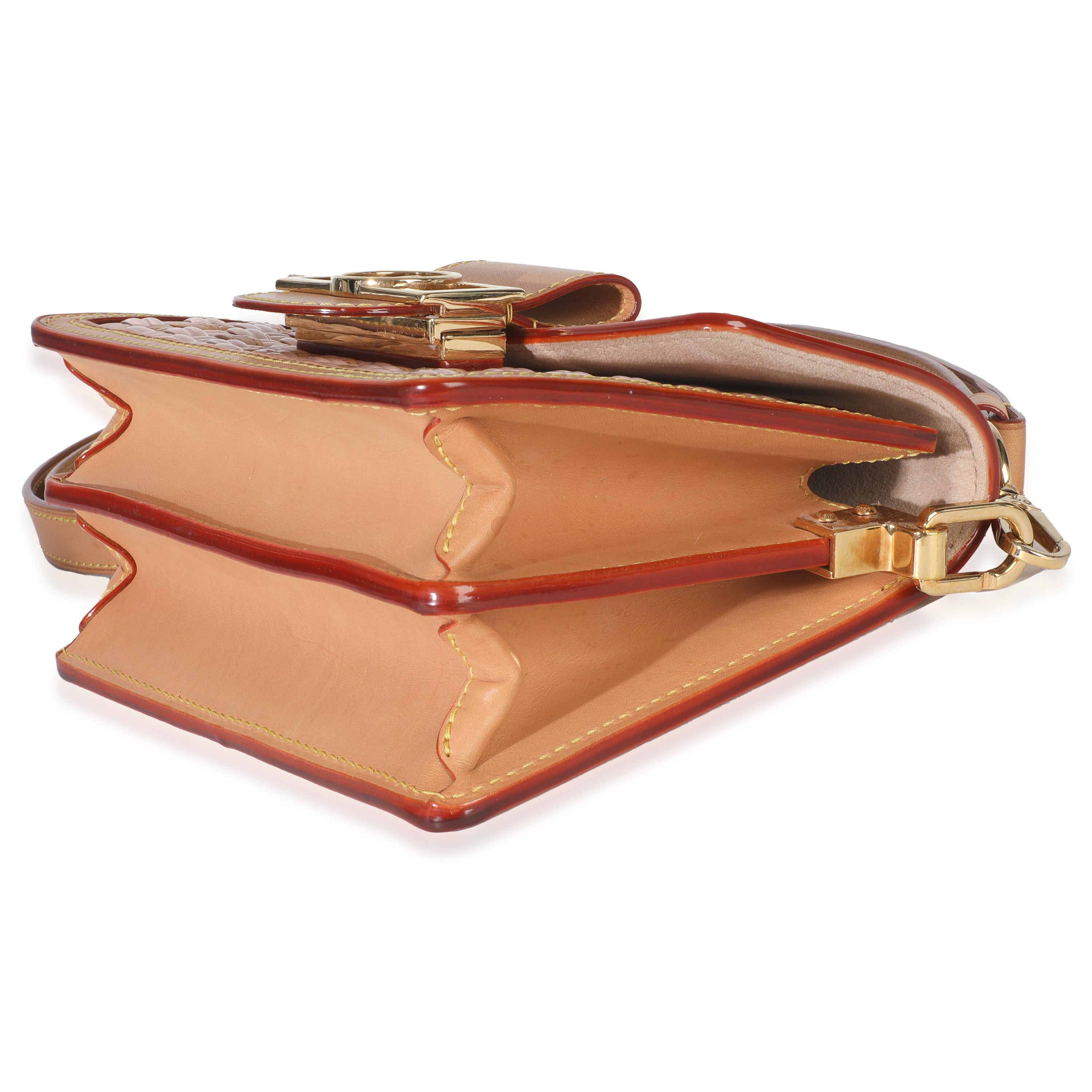 Louis Vuitton Leather Woven Dauphine PM