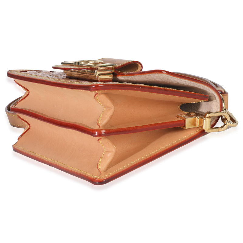 Louis Vuitton Leather Woven Dauphine PM