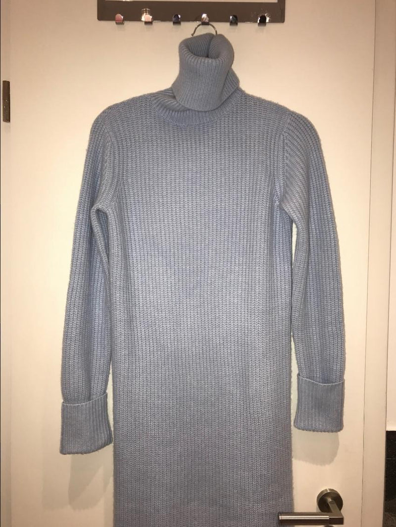 Loro Piana Baby Cashmere Knit Roll Neck Dress