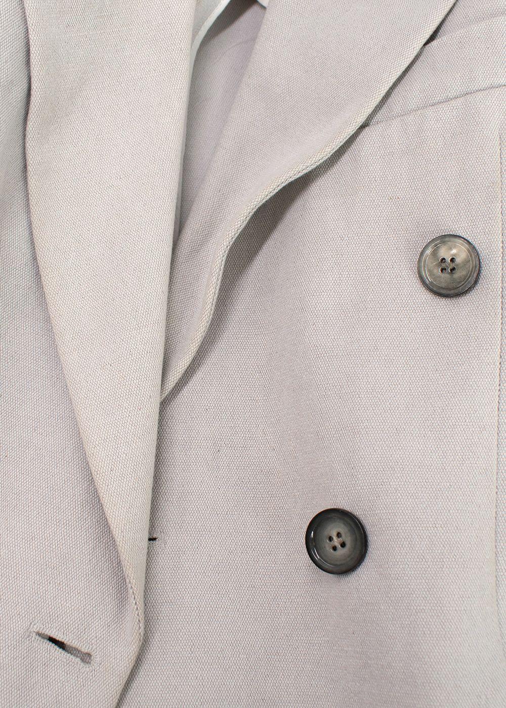 Isabel Marant Light Grey Double-Breasted Blazer