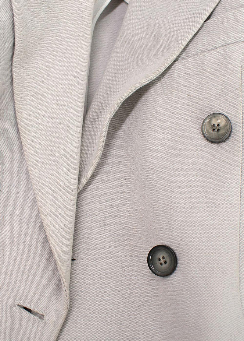 Isabel Marant Light Grey Double-Breasted Blazer