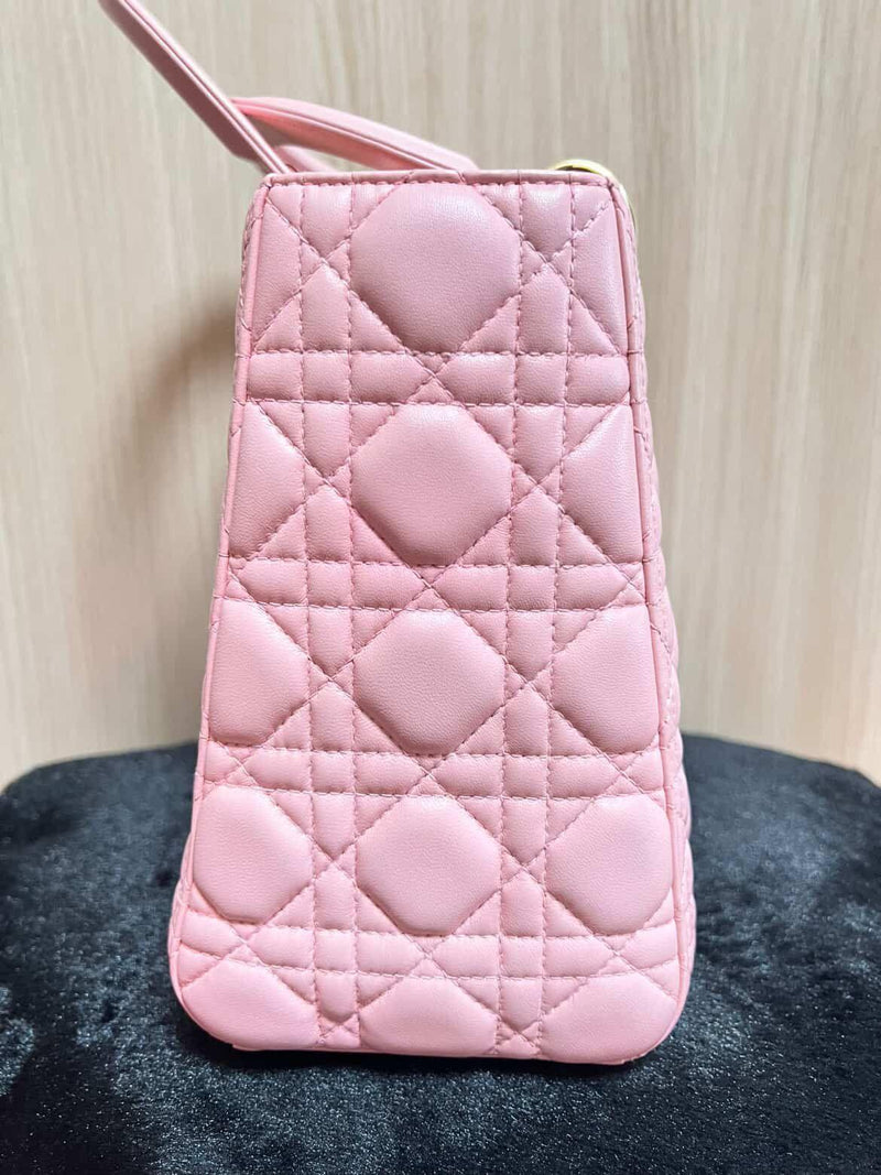 Dior Medium Cannage Pink Lady Dior bag