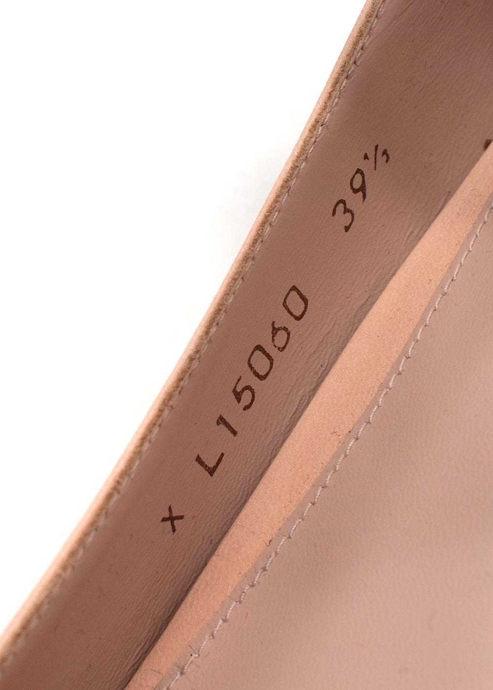 Stuart Weitzman Nude Jane Ankle Strap Pump