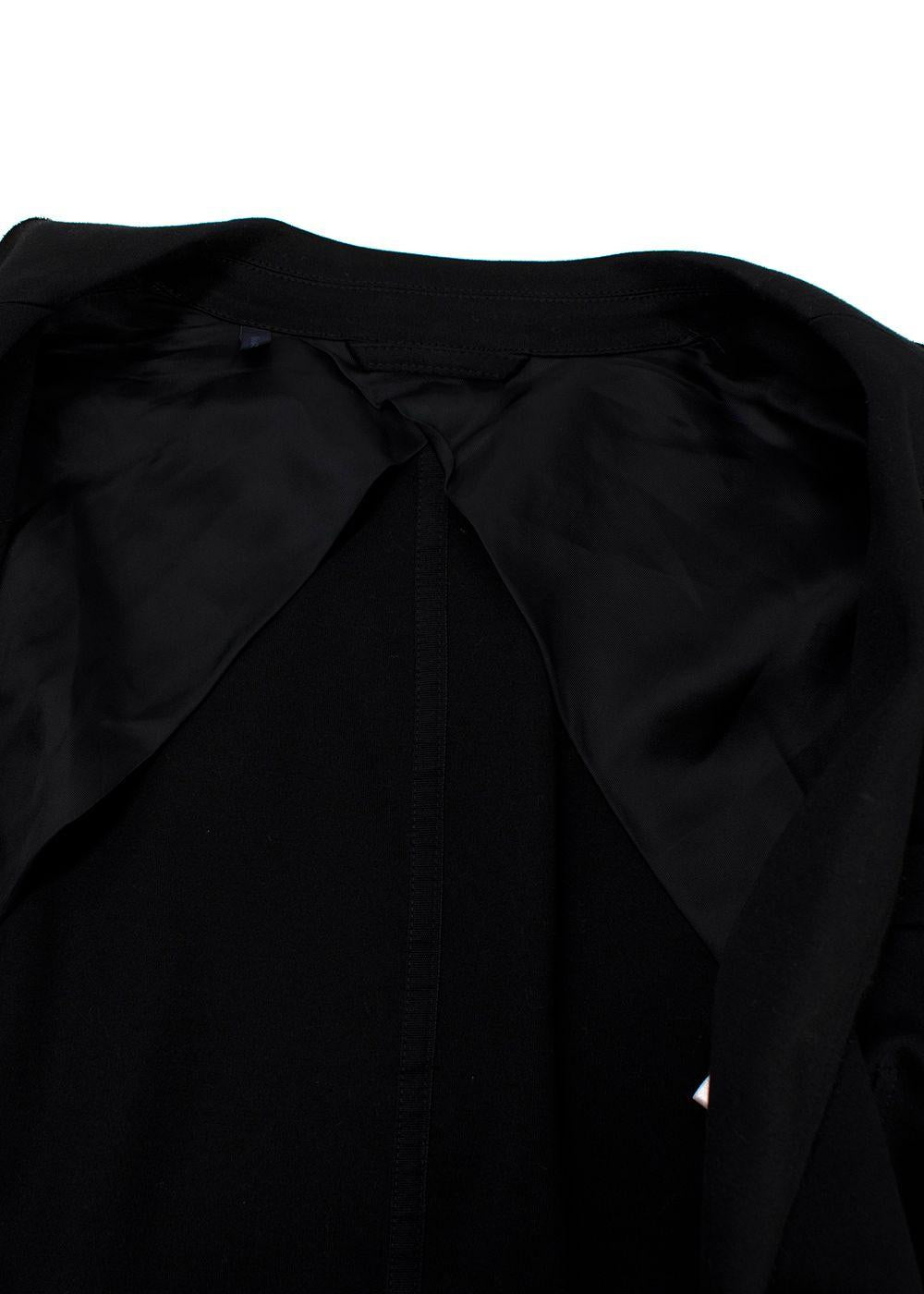 Lanvin Black Cotton Single-breasted Blazer