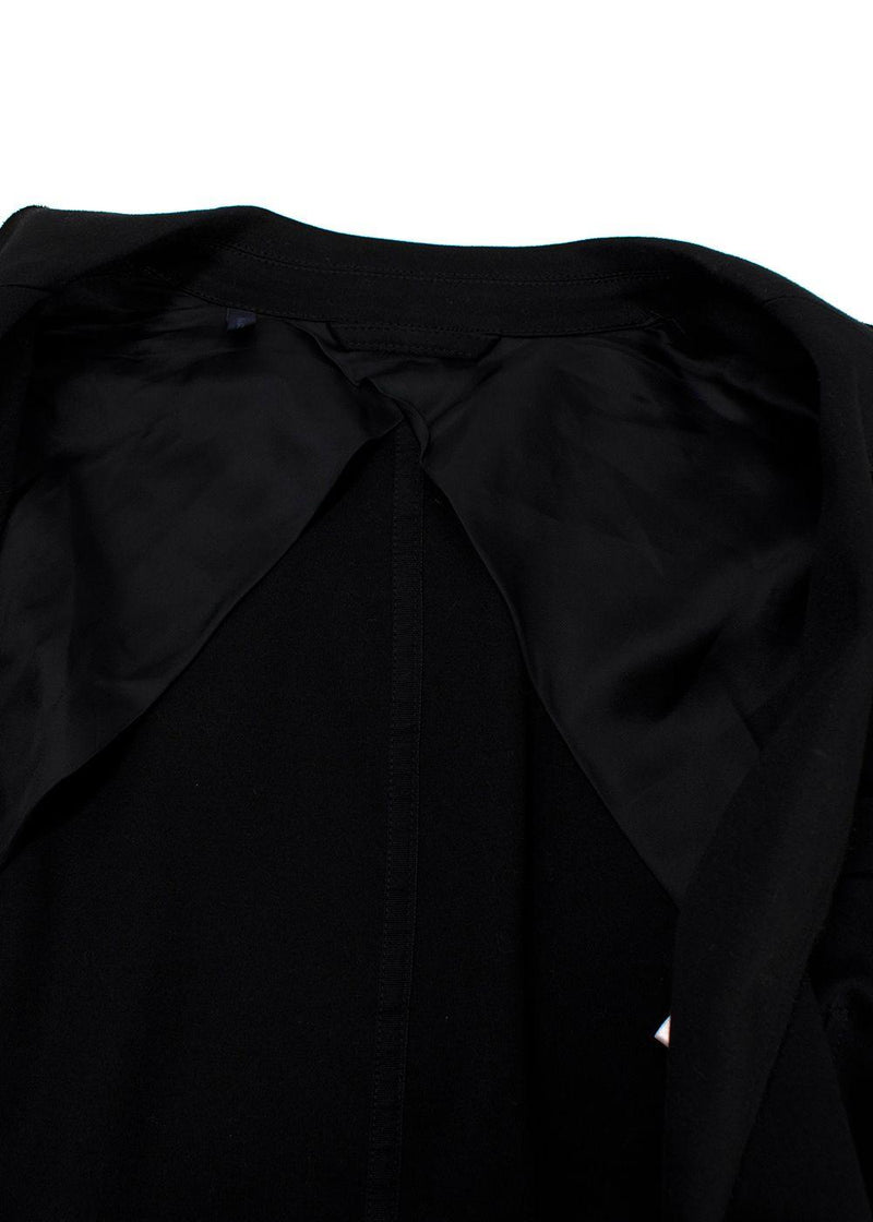 Lanvin Black Cotton Single-breasted Blazer