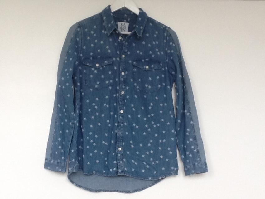 Zoe Karssen Star Print Denim Shirt