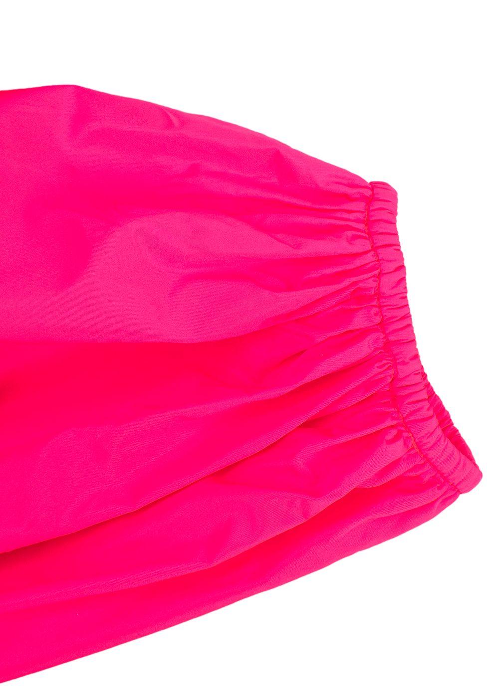 Valentino Neon Pink Satin Mini Dress