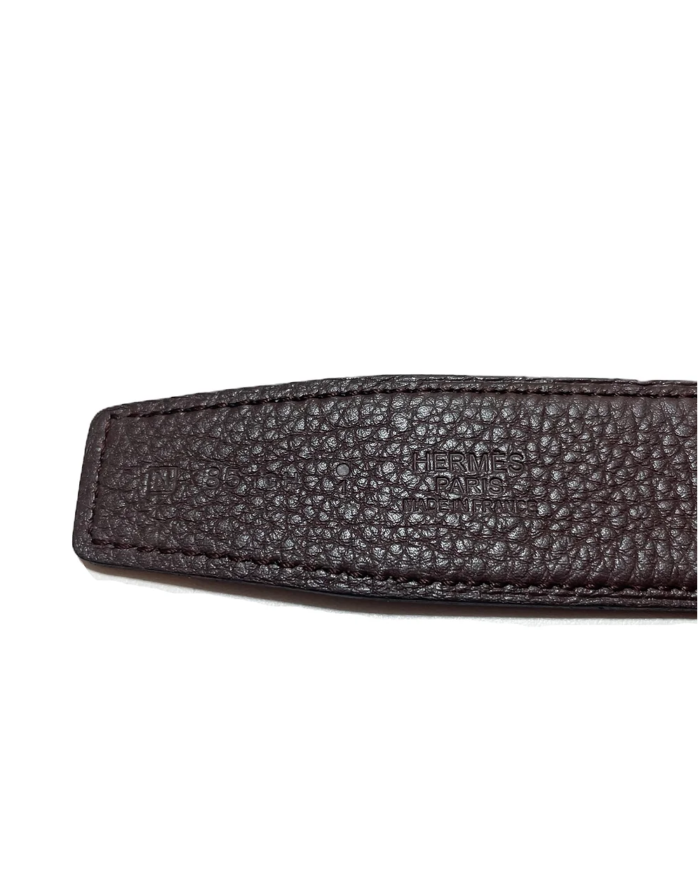 Hermes Black and Brown Reversible Constance Belt