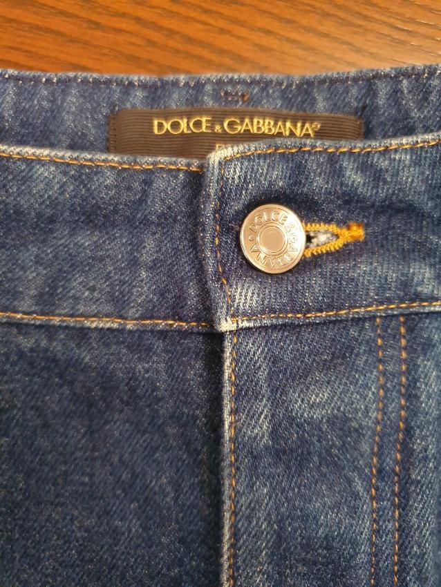 Dolce & Gabbana Contrast Pocket Denim Shorts