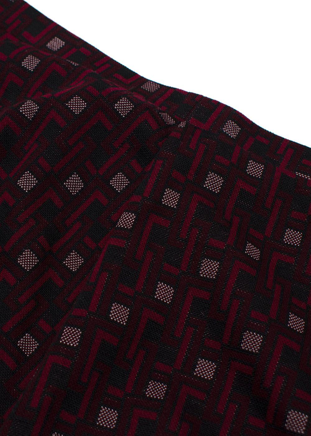 Diane Von Furstenberg Red Tavolara Trousers