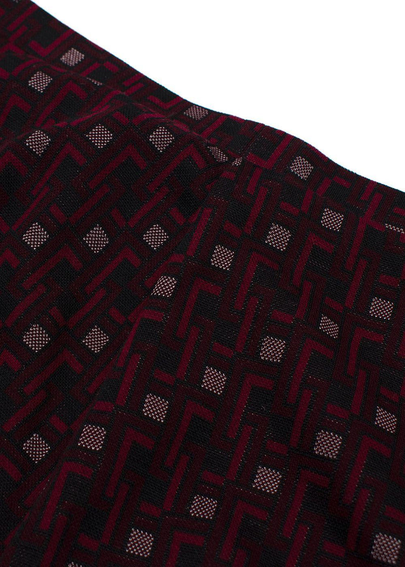 Diane Von Furstenberg Red Tavolara Trousers
