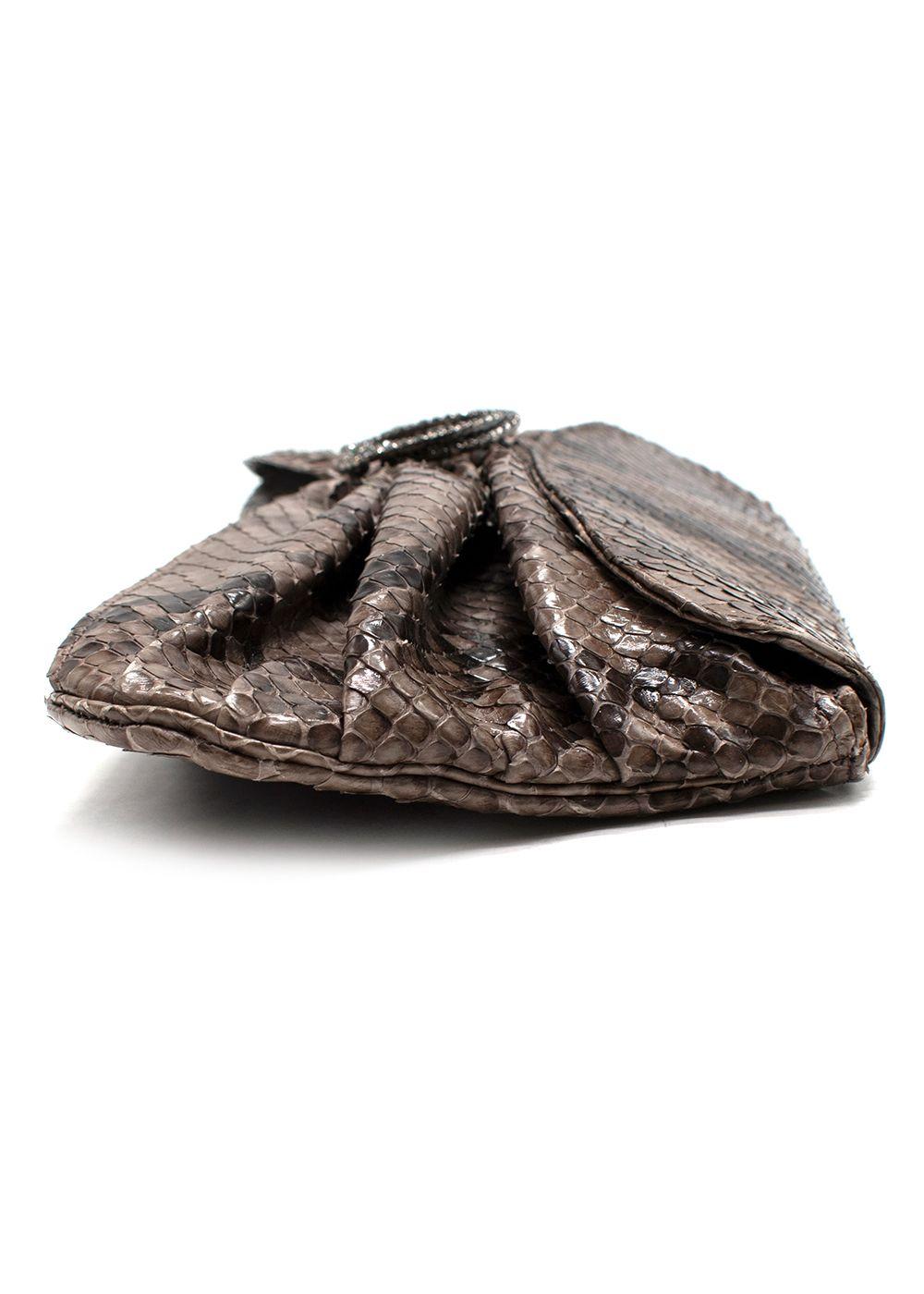 Anya Hindmarch Python clutch