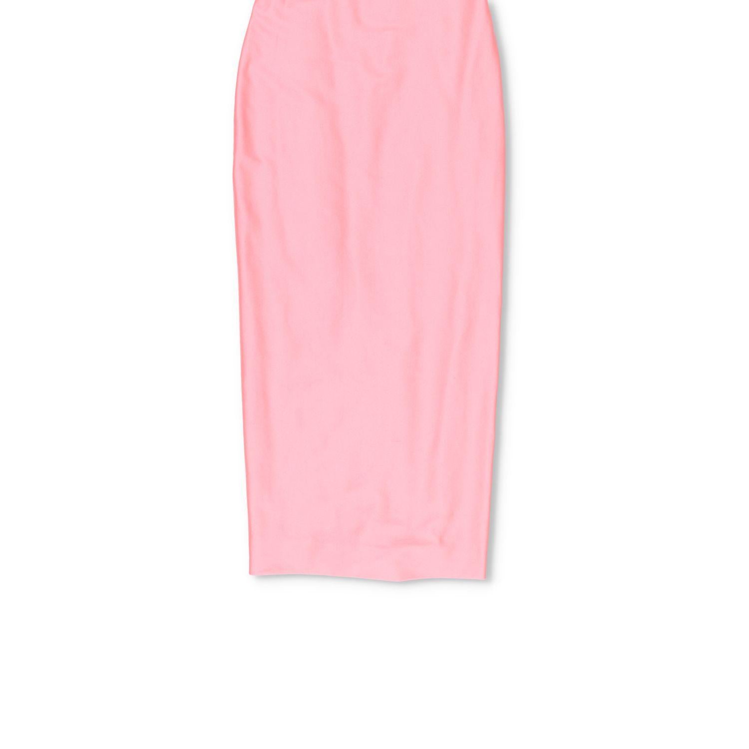 Alexander Wang Crystal Logo Maxi Dress in Stretch Athletic Blend