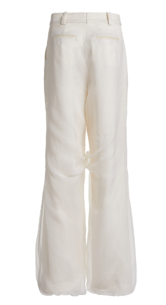 Christopher Esber Iconica Silk Wide-Leg Pants