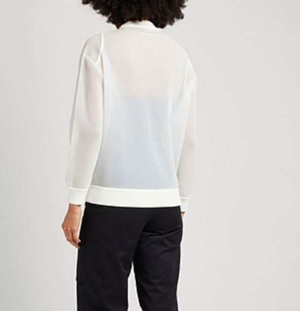 Stella McCartney Cream Netted Bomber Jacket