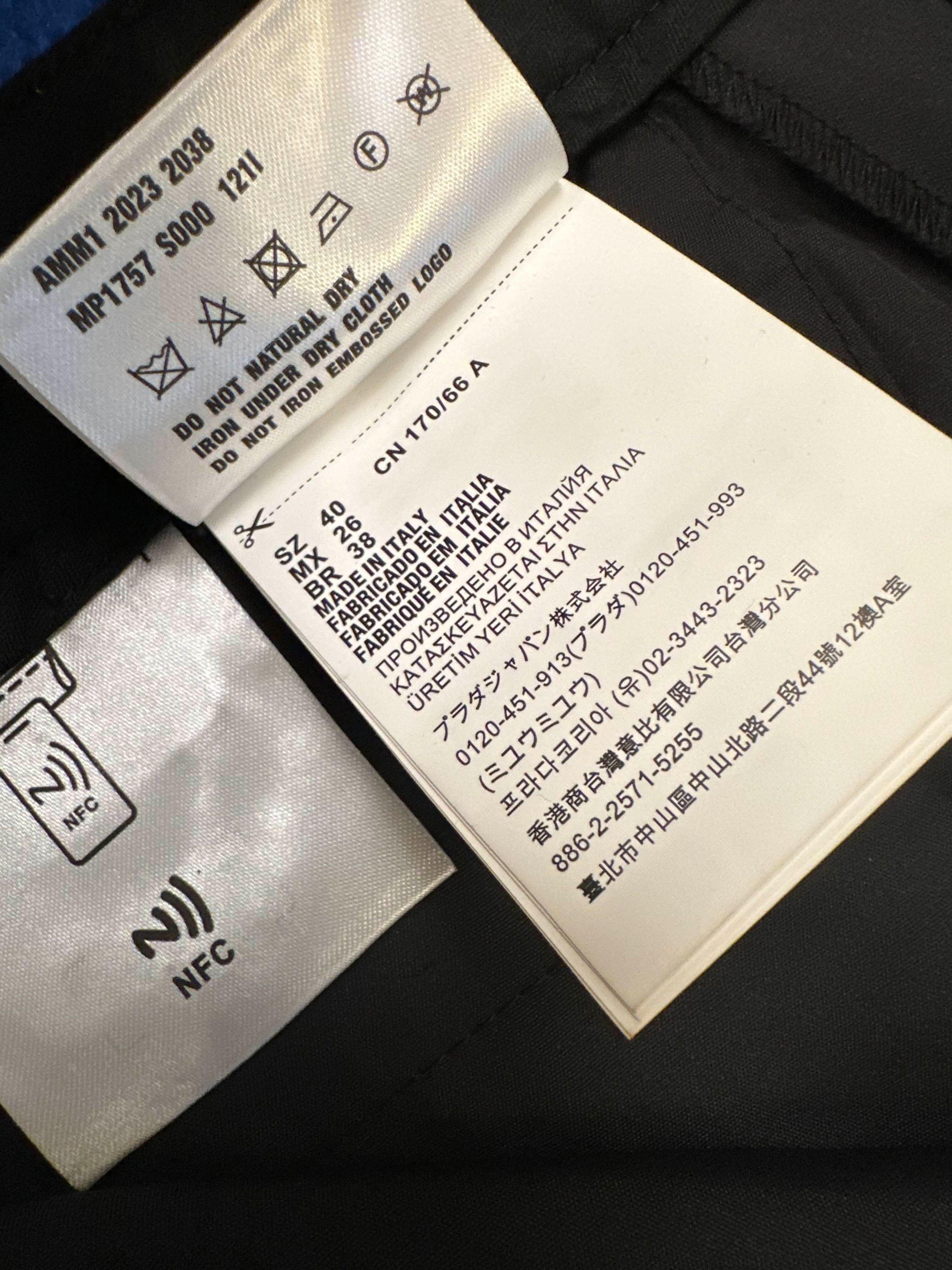 Miu Miu Black Cargo Pants