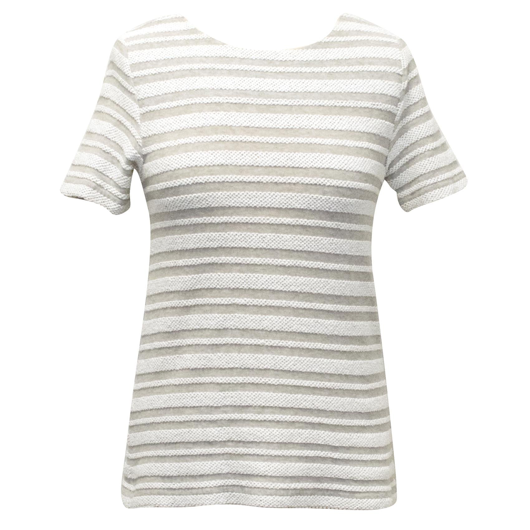 Reiss Grey striped t-shirt