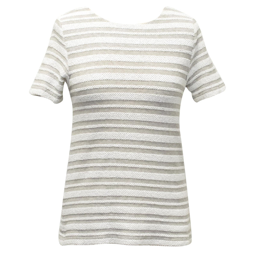 Reiss Grey striped t-shirt