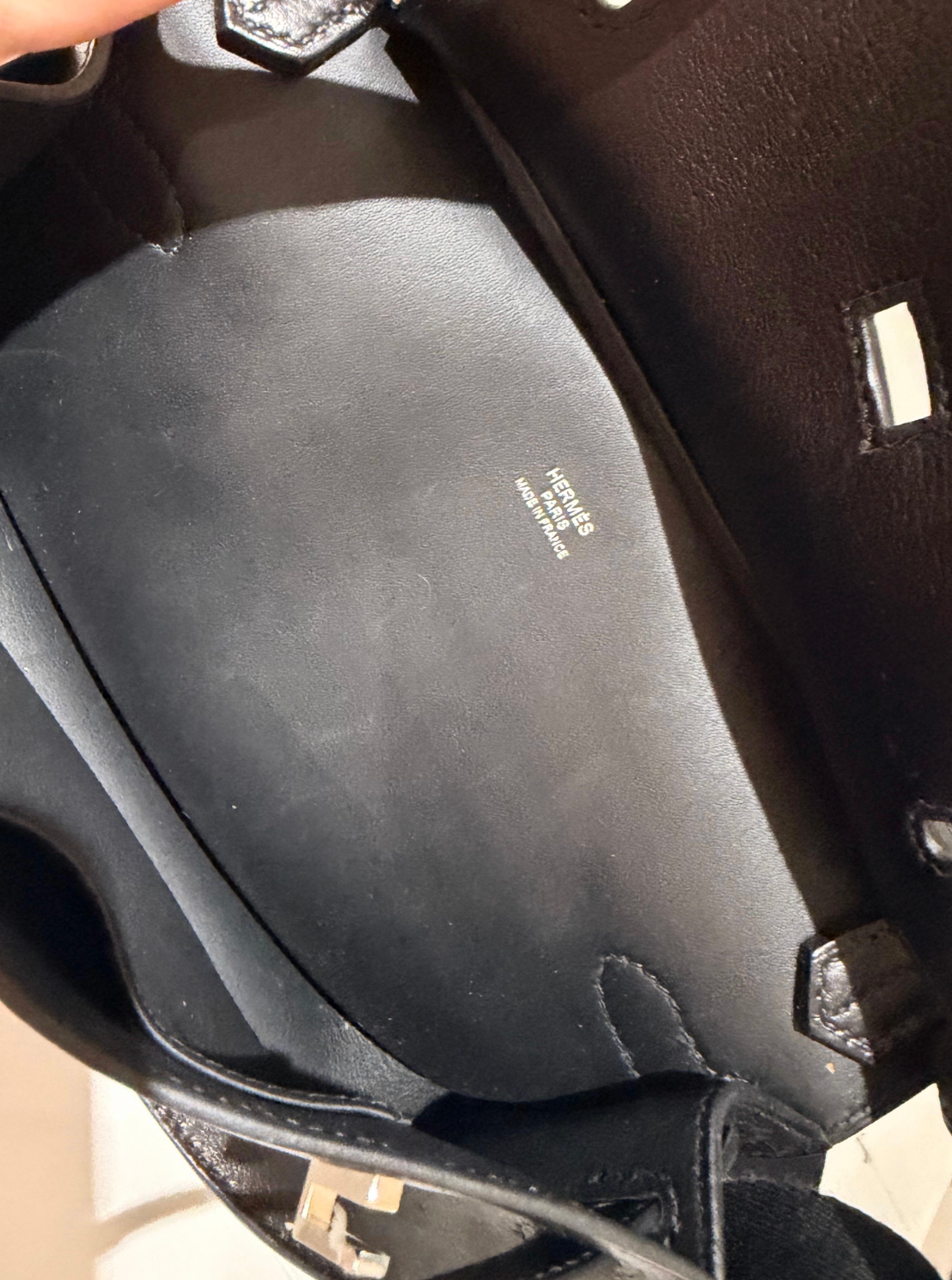 Hermes Black Mini Jypsiere