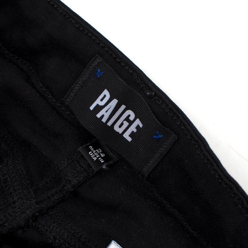 PAIGE black Straight leg Jeans
