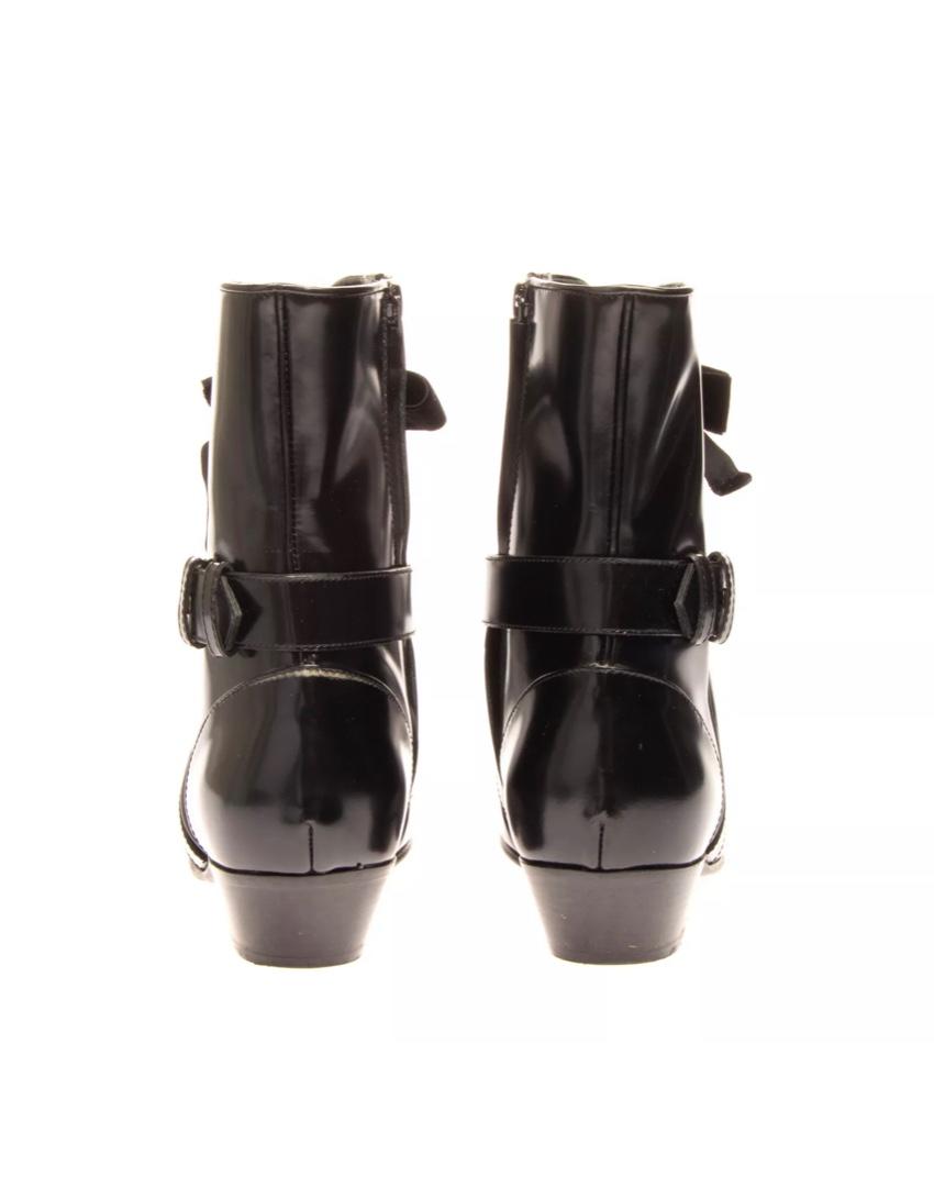 PHILOSOPHY DI LORENZO SERAFINI Black Leather Ankle Boots