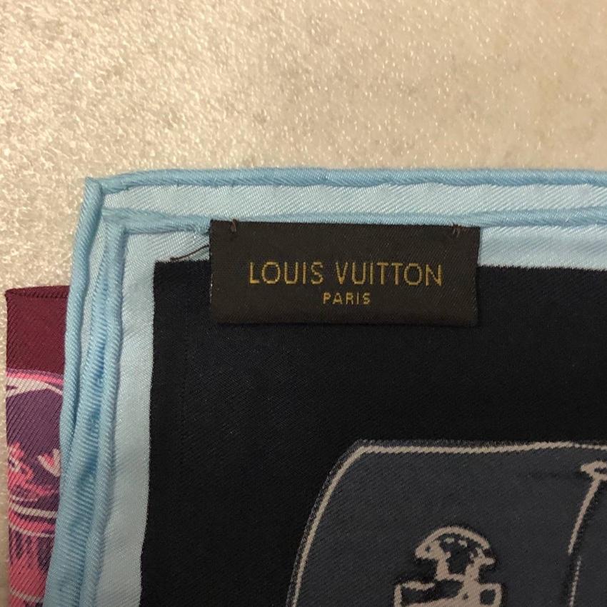 Louis Vuitton Silk Printed 70cm Square Scarf