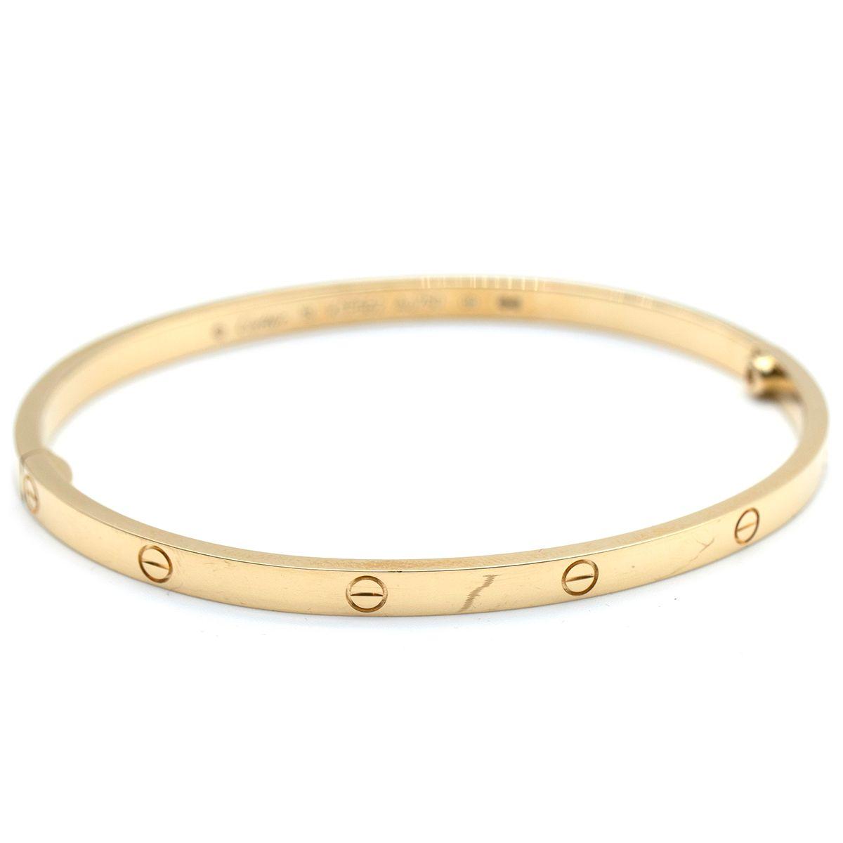 Cartier LOVE bracelet, Small Model 18 With Box