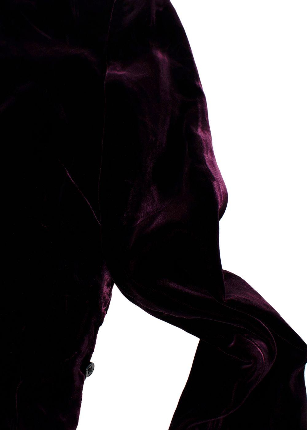 Tom Ford Purple Velvet Midi dress