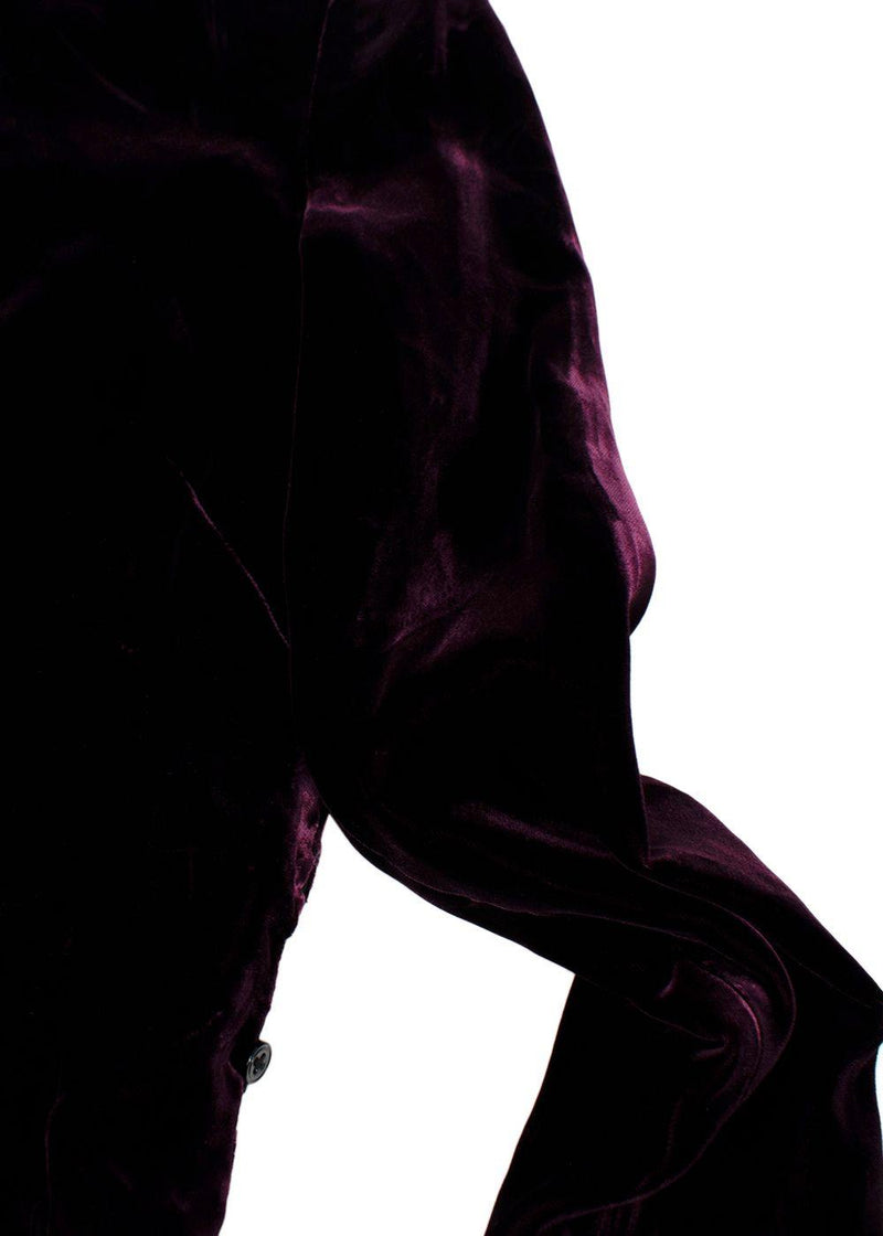 Tom Ford Purple Velvet Midi dress