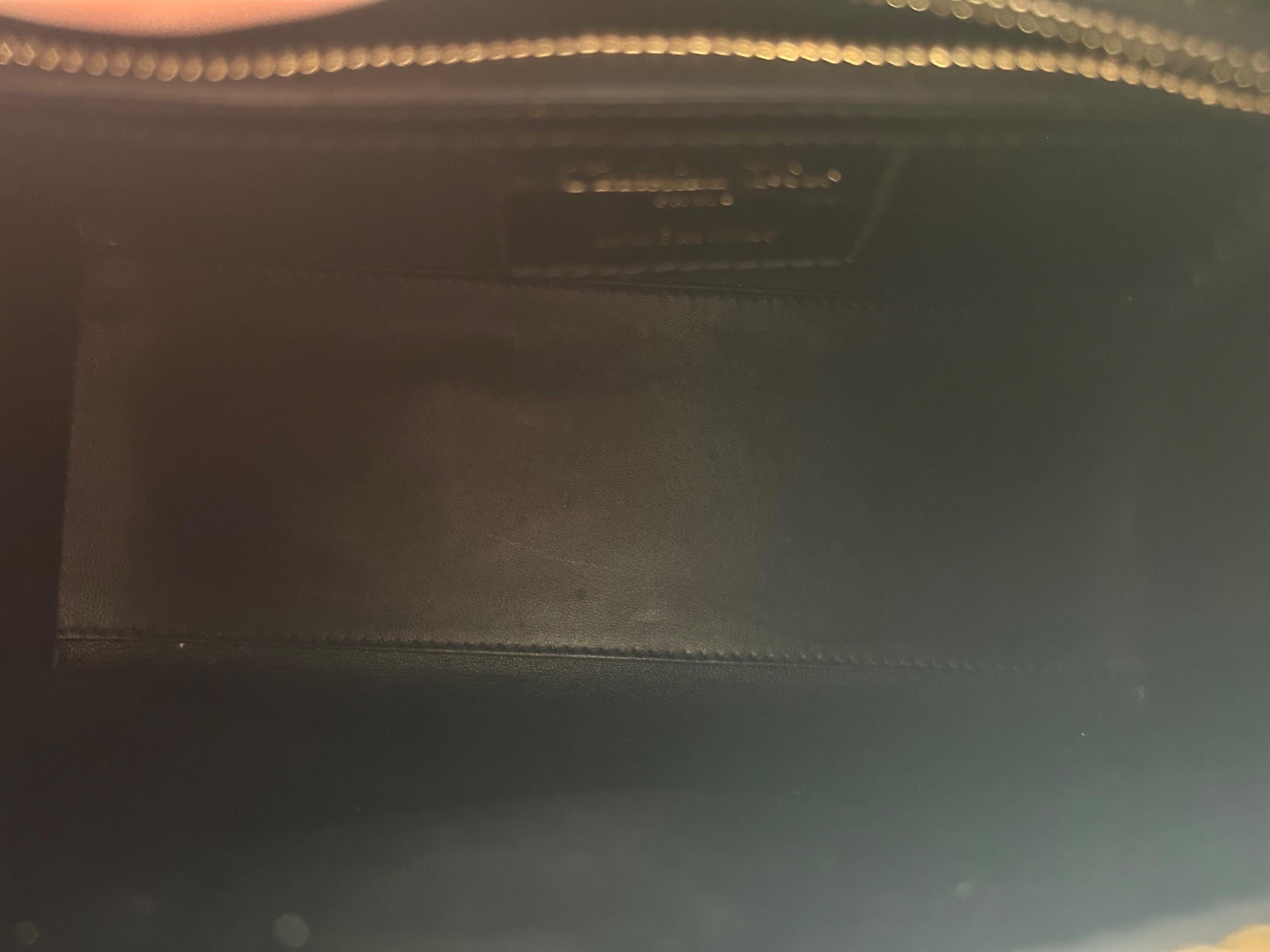 Dior Medium Lady Dior Black Alligator Bag