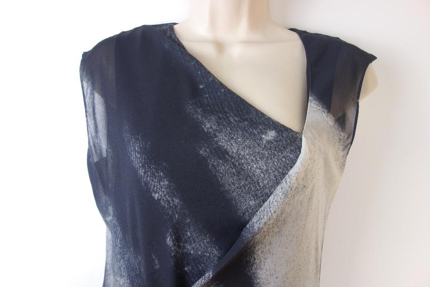 Helmut Lang Printed stretch-silk dress