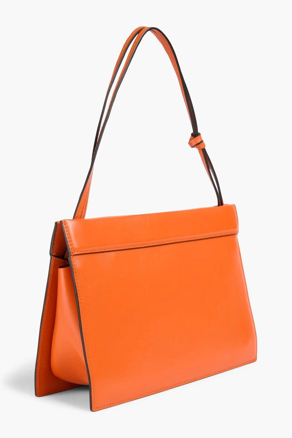 Wandler Orange Leather Shoulder Bag