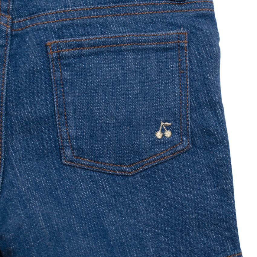 Bonpoint Girls Blue Denim Shorts