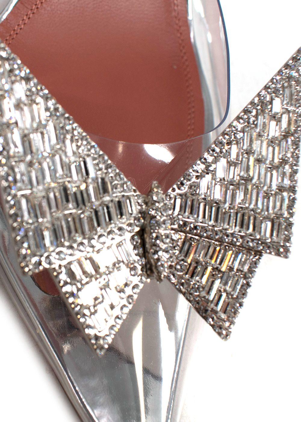 Amina Muaddi x Awge Phoenix Crystal Embellished Butterfly Pumps