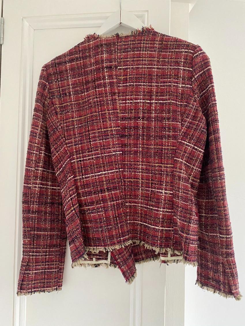 Isabel Marant Etoile Red Tweed Jacket