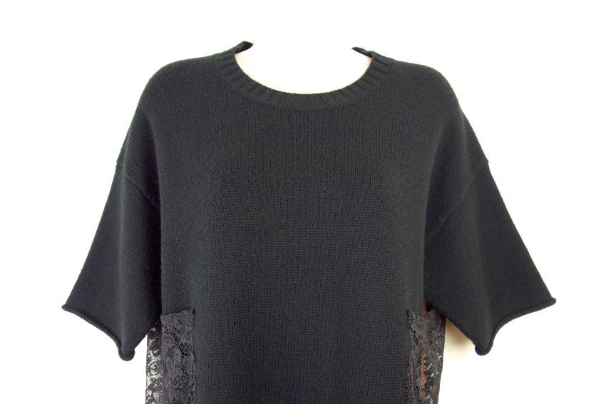 By Malene Birger black wool 'Biby' sweater