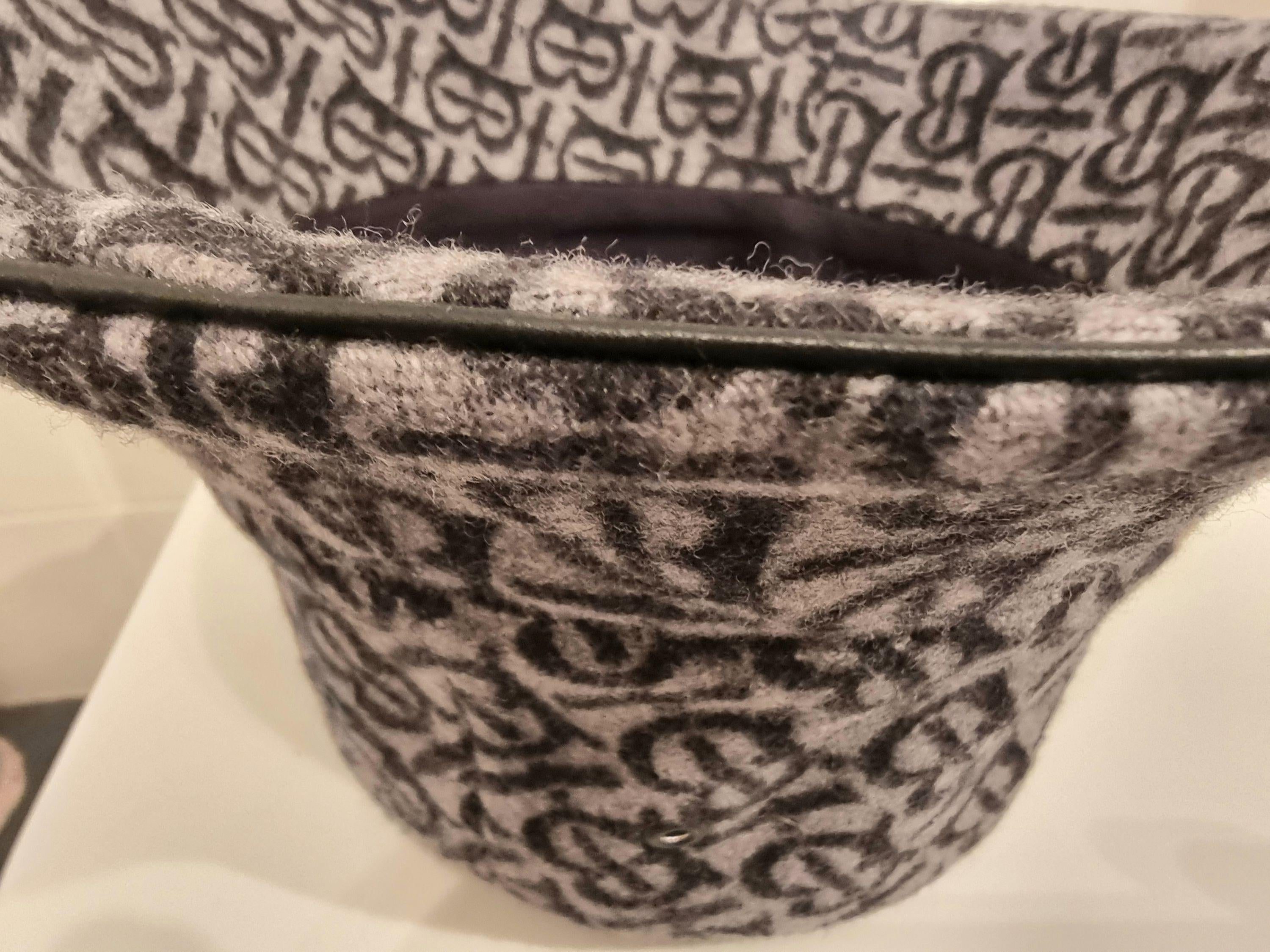 Cashmere & Wool TB Monogram Hat